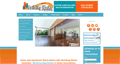 Desktop Screenshot of buildingworksaust.com.au